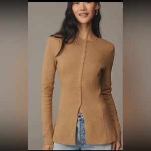 Anthropologie Aligne Dolpne Waisted Cardigan Sweater.